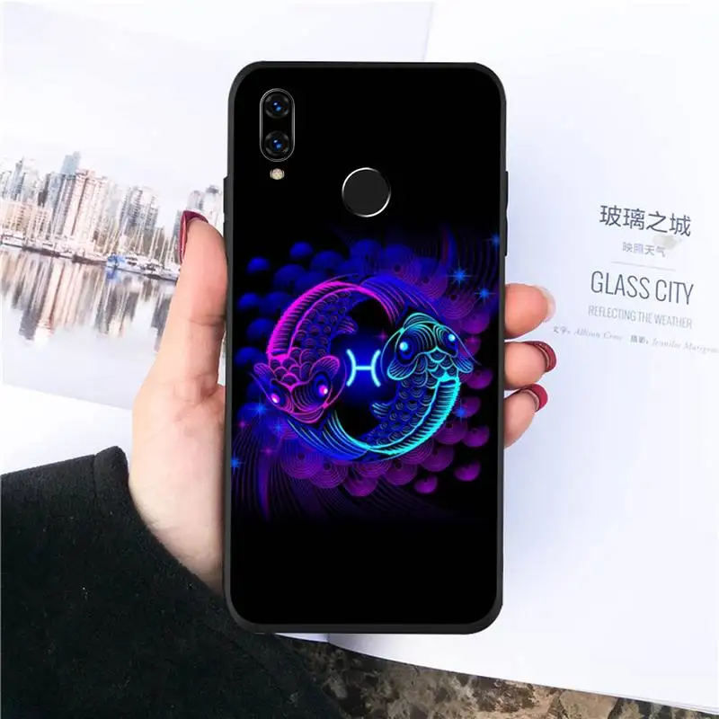 

Zodiac Sign design pattern Phone Cases For Huawei honor Mate P 10 20 30 40 Pro 10i 9 10 20 8 x Lite Luxury brand shell