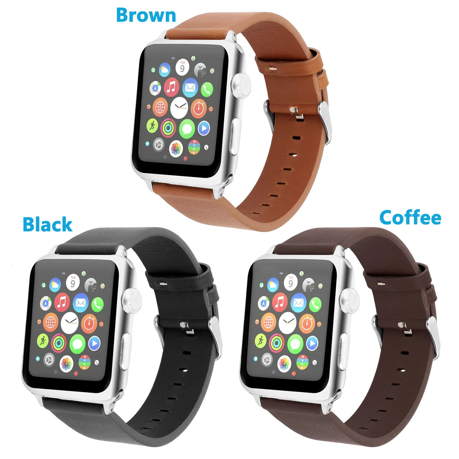 Модный ремешок из воловьей кожи для apple watch series 5 4 3 2 1 ремешок 44 мм для iwatch 38 мм 42 мм браслет умные аксессуары на запястье