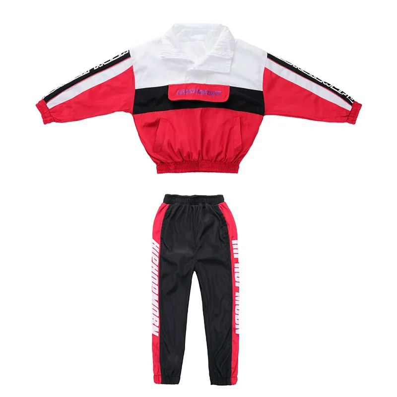 Джазовые танцевальные костюмы для девочек и мальчиков 2019 г. красные пальто