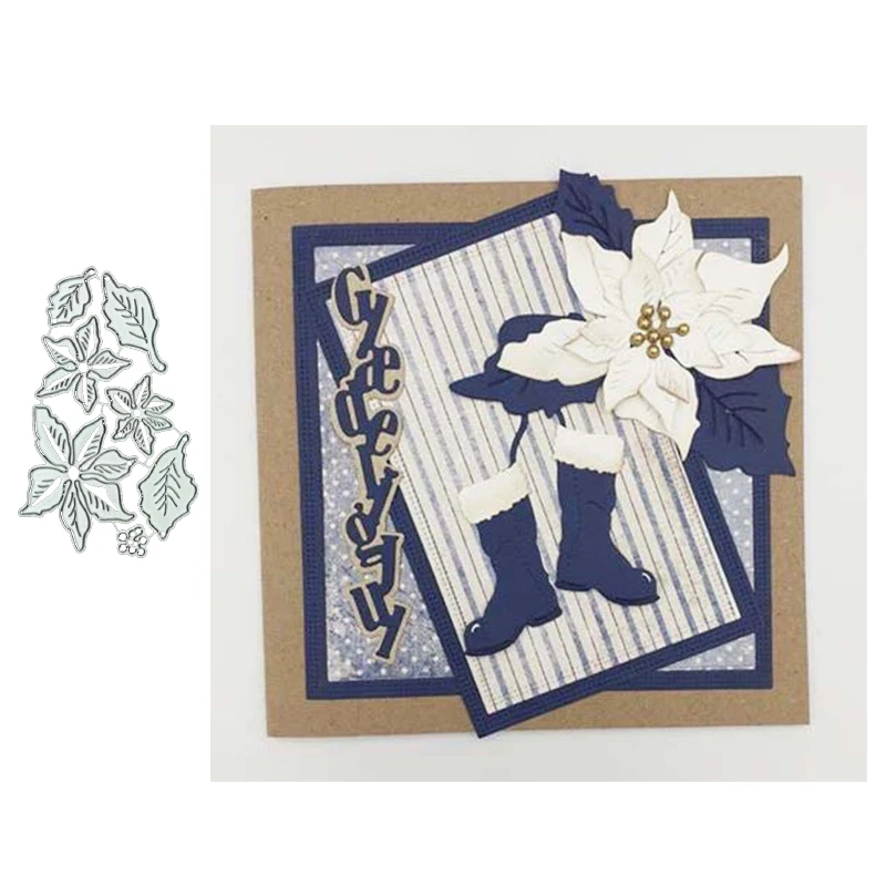 

Small Assembled Flower Metal Cutting Dies for Scrapbooking Handmade Mold Cut Stencil DIY Card Make Mould Model Craft Decoration