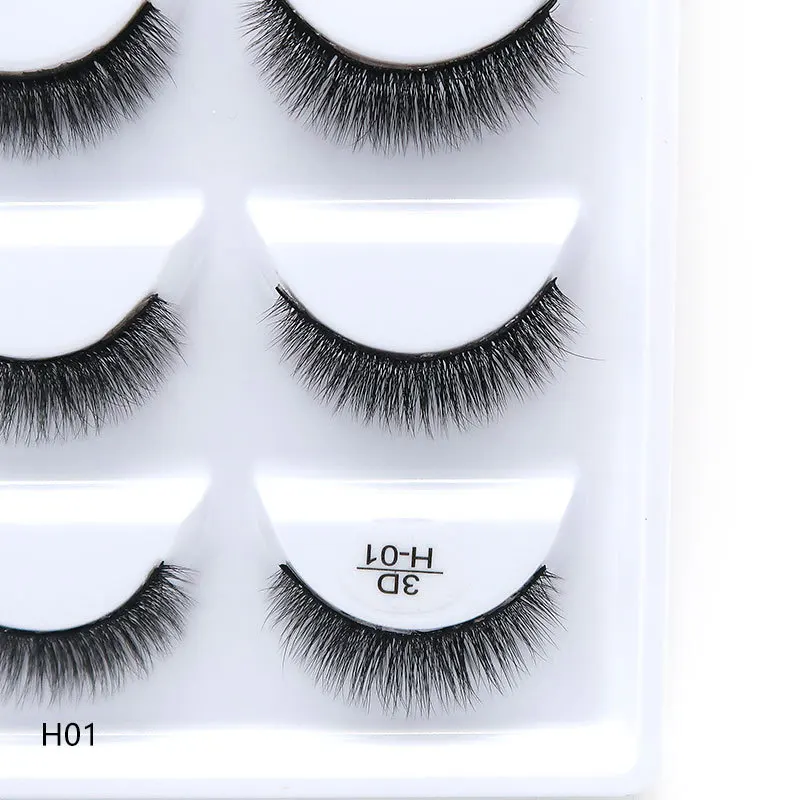 Ресницы Накладные из норкового меха 5 пар в одной коробке | Красота и здоровье