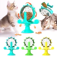 original treat leaking cat toy interactive rotatable wheel toy for cats kitten dogs pet products accessories for dropshipping
