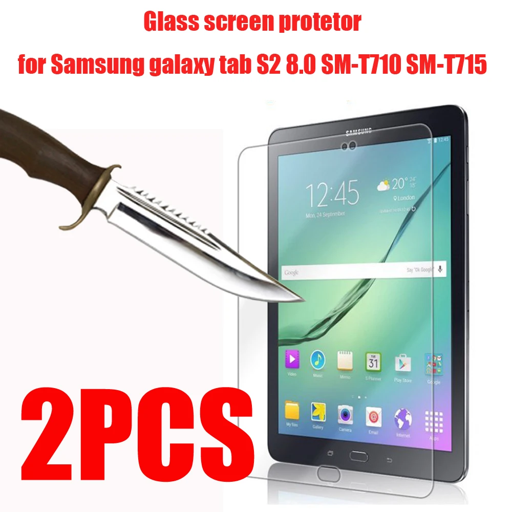 Закаленное стекло для защиты экрана 2 шт. Samsung Galaxy Tab S2 S3 S4 S5e S6 Lite 8 0 9 7 10 4 5 T860 T720 T830 T820