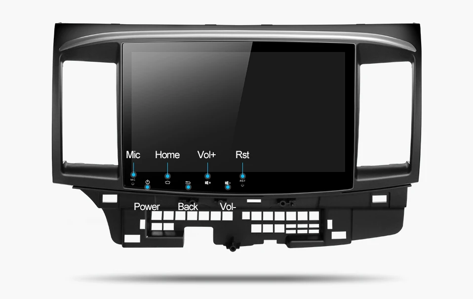 Uniway AYS1071 Android 9,0 автомобильный dvd для Защитные чехлы для сидений, сшитые специально для Mitsubishi Lancer 10,1 дюймов 2008 2009 2010 2011 2012 2013 автомобильный стерео GPS навигатор