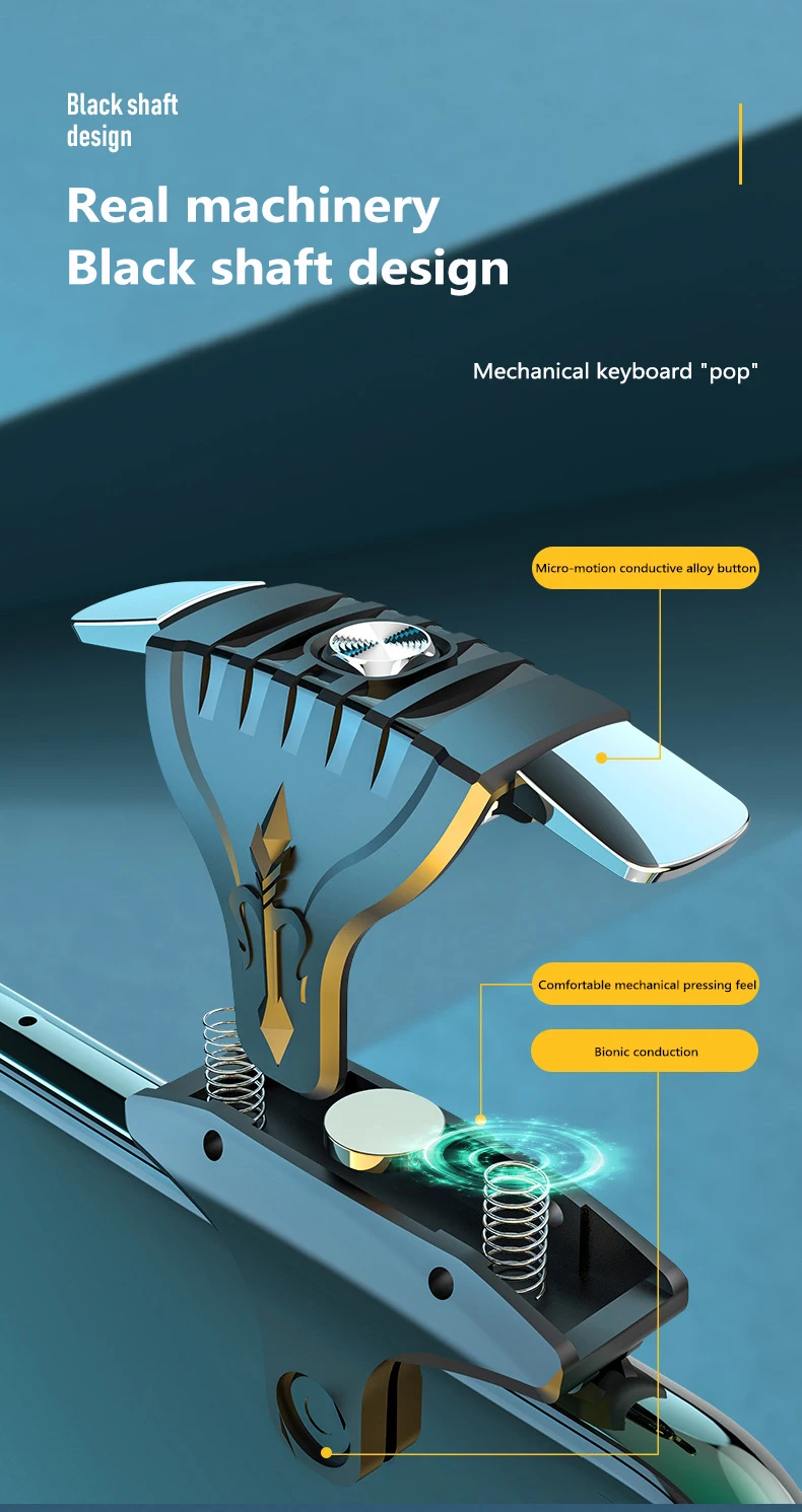 Игровой джойстик для телефона триггеры IPhone сотовый геймпад Android Fire Aim триггер