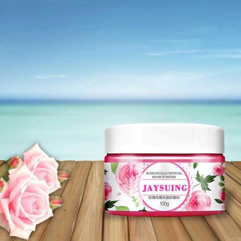 Натуральный органический кристаллический мягкий порошок с лепестками розы