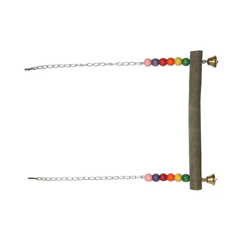 Chicken Swing Wooden Toy Hens Handmade Bird Cage Toys Parrot Macaw Training Stand Holder | Дом и сад