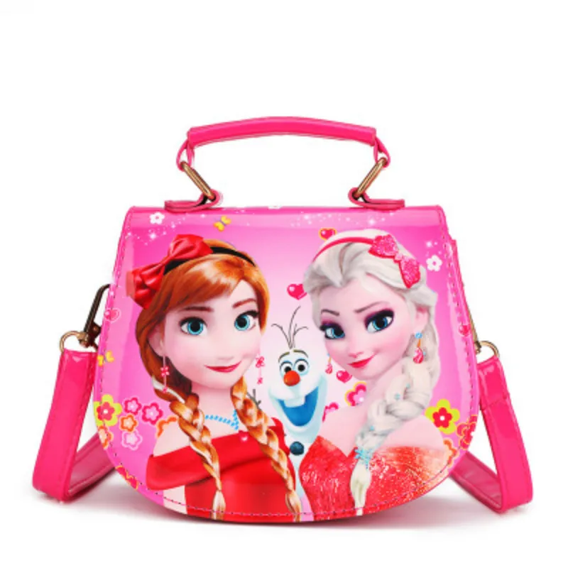 Детская сумка мессенджер из ПУ кожи с изображением Принцессы Диснея|Плюшевые