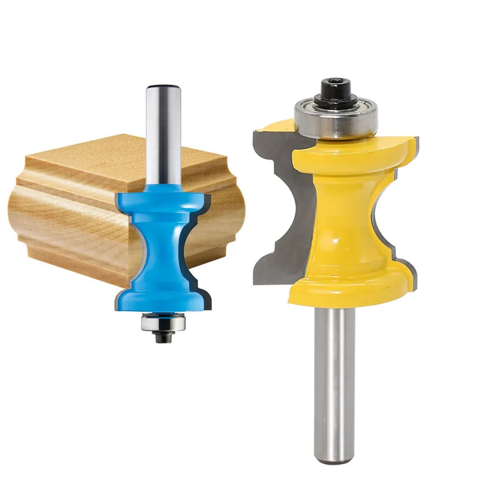 

1pc 8mm Shank Bullnose Bead Column Face Molding Router Bit Milling Cutter For Woodworking Tools High Quality