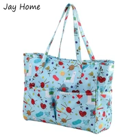travel large knitting bag yarn storage organizer tote bags holder case for knitting needles crochet hooks sewing accessories