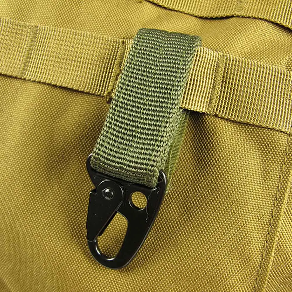 

Carabiner High Strength Nylon MOLLE Webbing Buckle Key Hook Hanging Belt Buckle Outdoor Tools