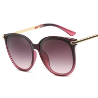 retro round big frame sunglasses women brand designer classic vintage oversized sun glasses ladies gradient driving eyewear 2022