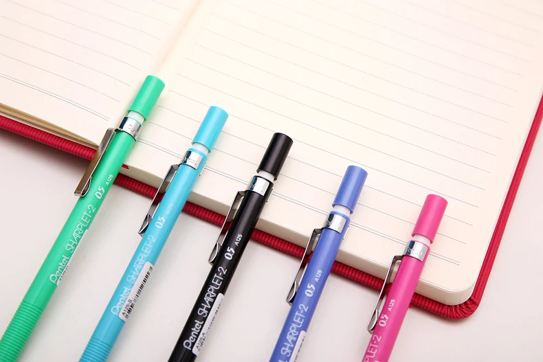 Pentel Sharplet 2 A125/127/129 механический карандаш menurut юбки движущихся 0 5 мм Япония 5/0 7/0 9