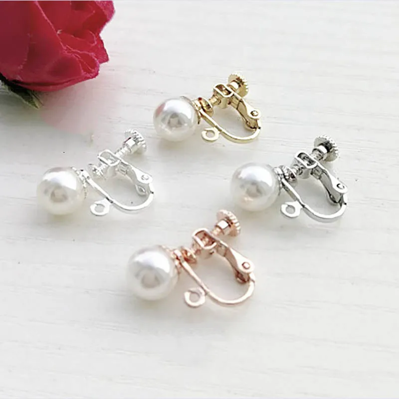 10 шт. серьги с винтовой застежкой застежка основание для бижутерии материал