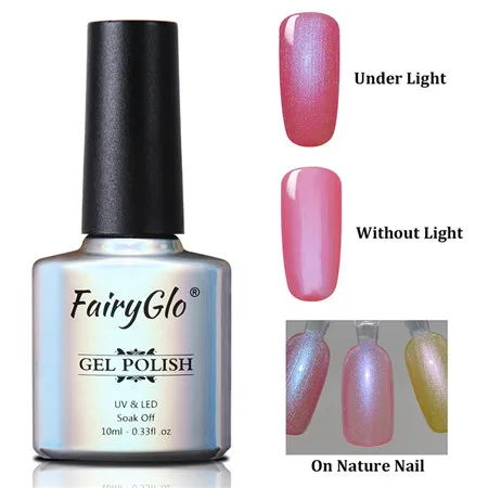 9517 FairyGlo 10 мл Гель-лак для ногтей жемчужный Блестящий УФ-Гель-лак замачиваемый долговечный дизайн ногтей Гель-лак Гибридный лак - Цвет: 9517