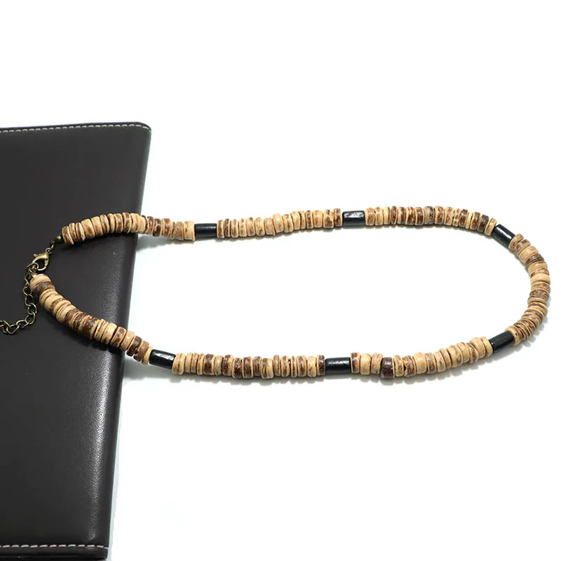 Минималистичное Деревянное Колье-чокер Для Мужчин 46 См Хип-хоп Рок Воротник Из