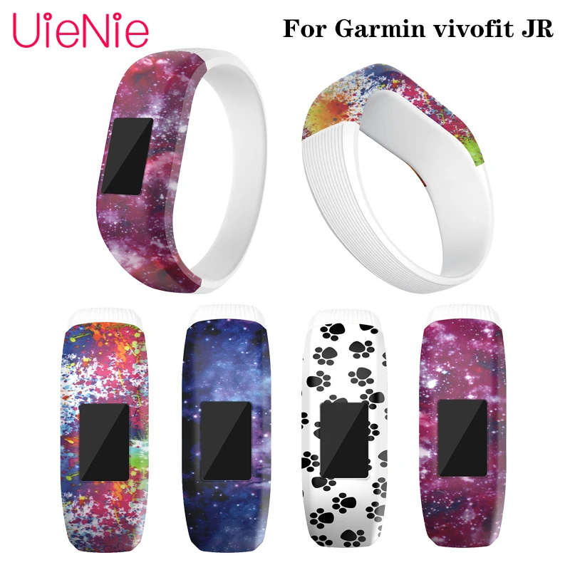 Стильный Уникальный ремешок с принтом для смарт-часов Garmin vivofit JR цветной детских