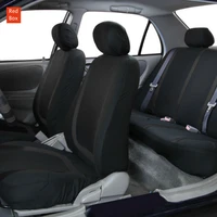 front pair wet dust proof black car seat cover