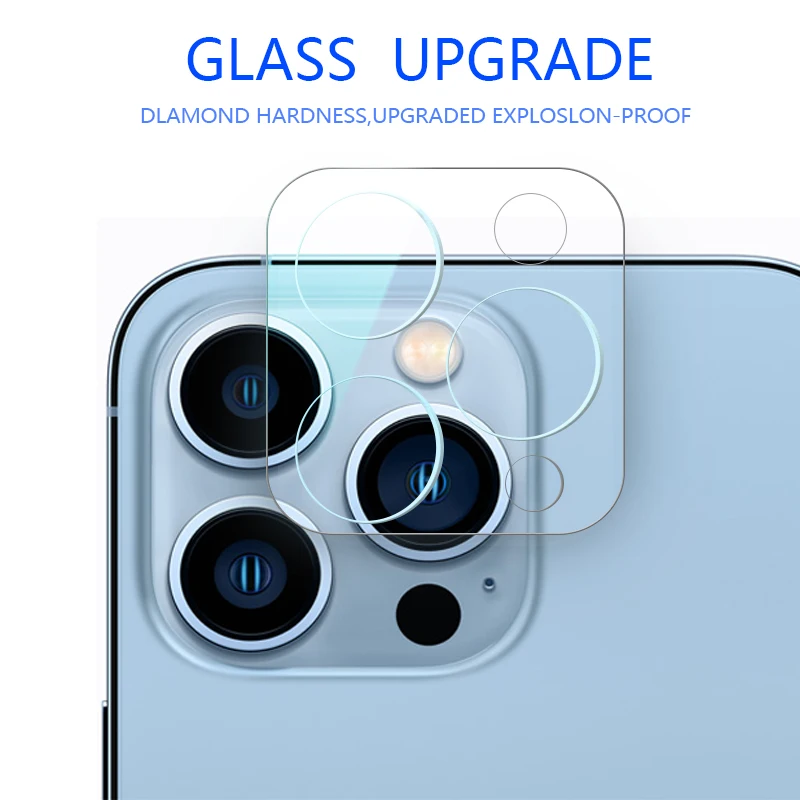 Закаленное стекло 4 в 1 для iPhone 13 Pro Max 11 12 mini Защитное экрана камеры x xs | Мобильные
