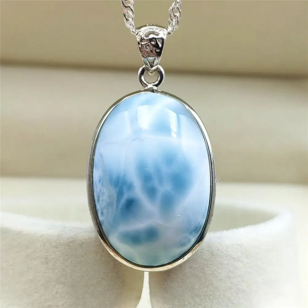 Топ из натурального синего камня laristar прозрачная Подвеска для женщин и мужчин