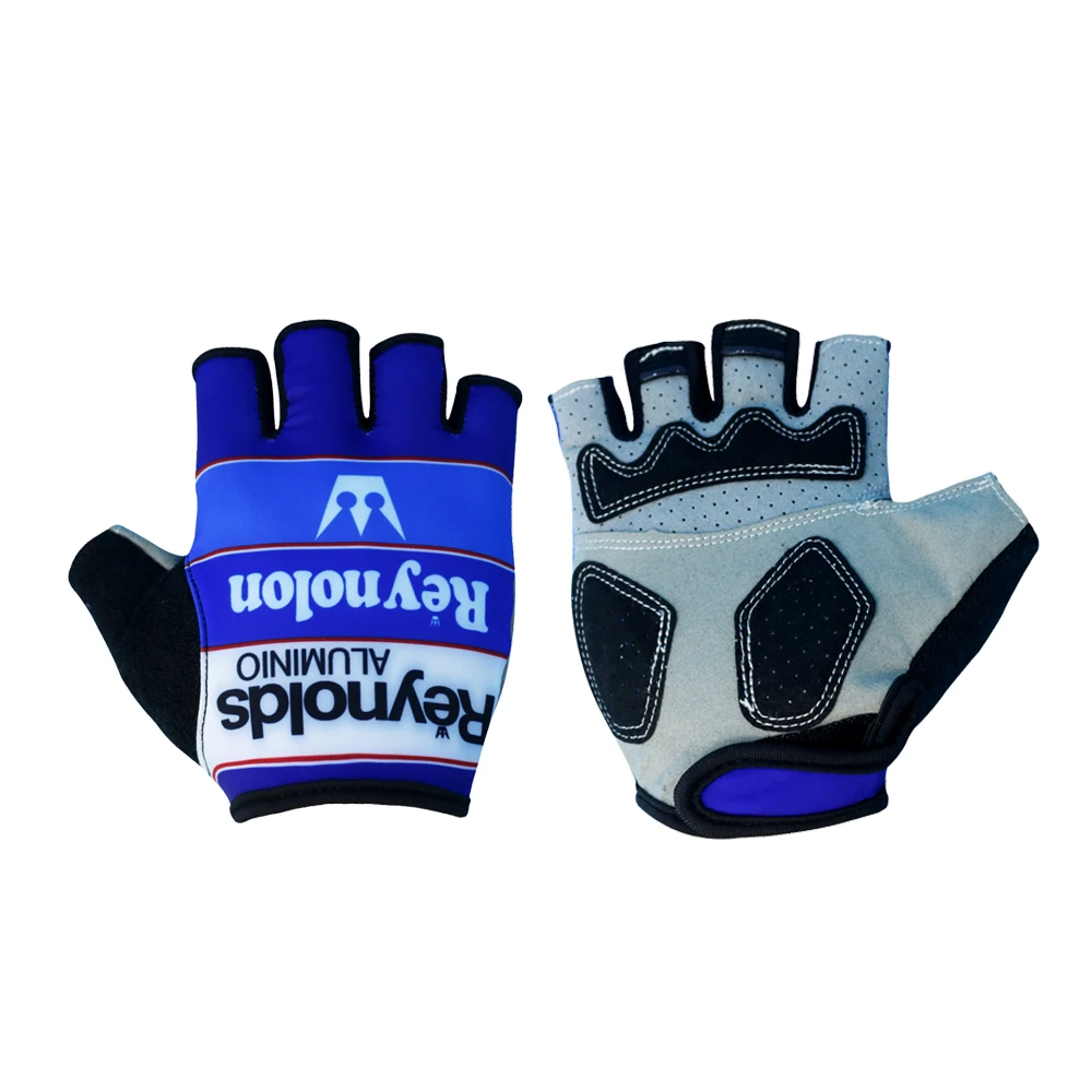 

Classic Men's Cycling Gloves Half-finger Guantes Ciclismo Summer Breathable Lycra Fabric