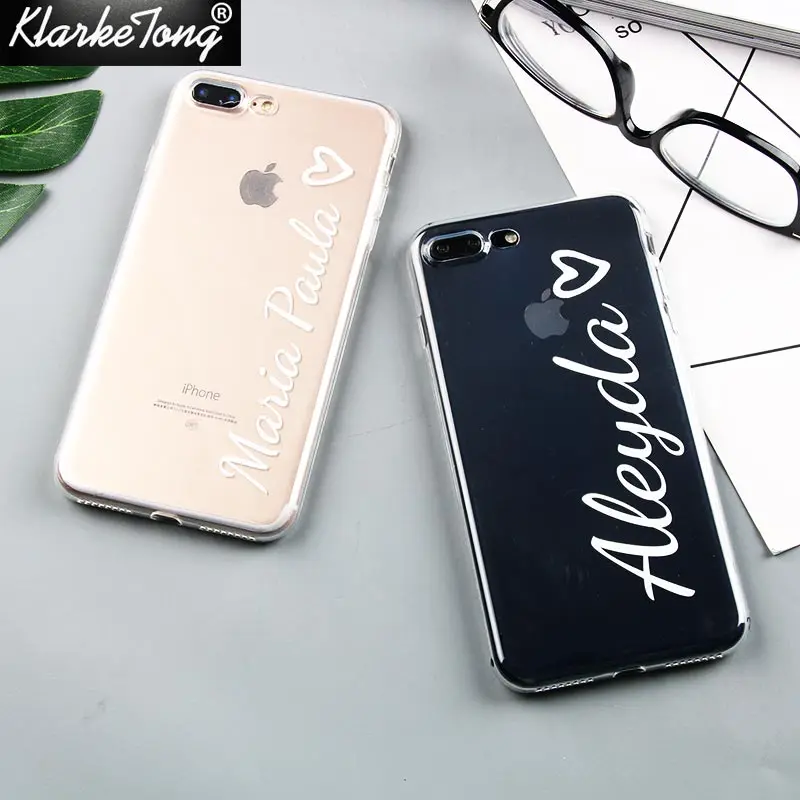 Персонализированные пользовательские имя телефона чехол для iPhone 12 11 pro SE2020 6S 7 8Plus