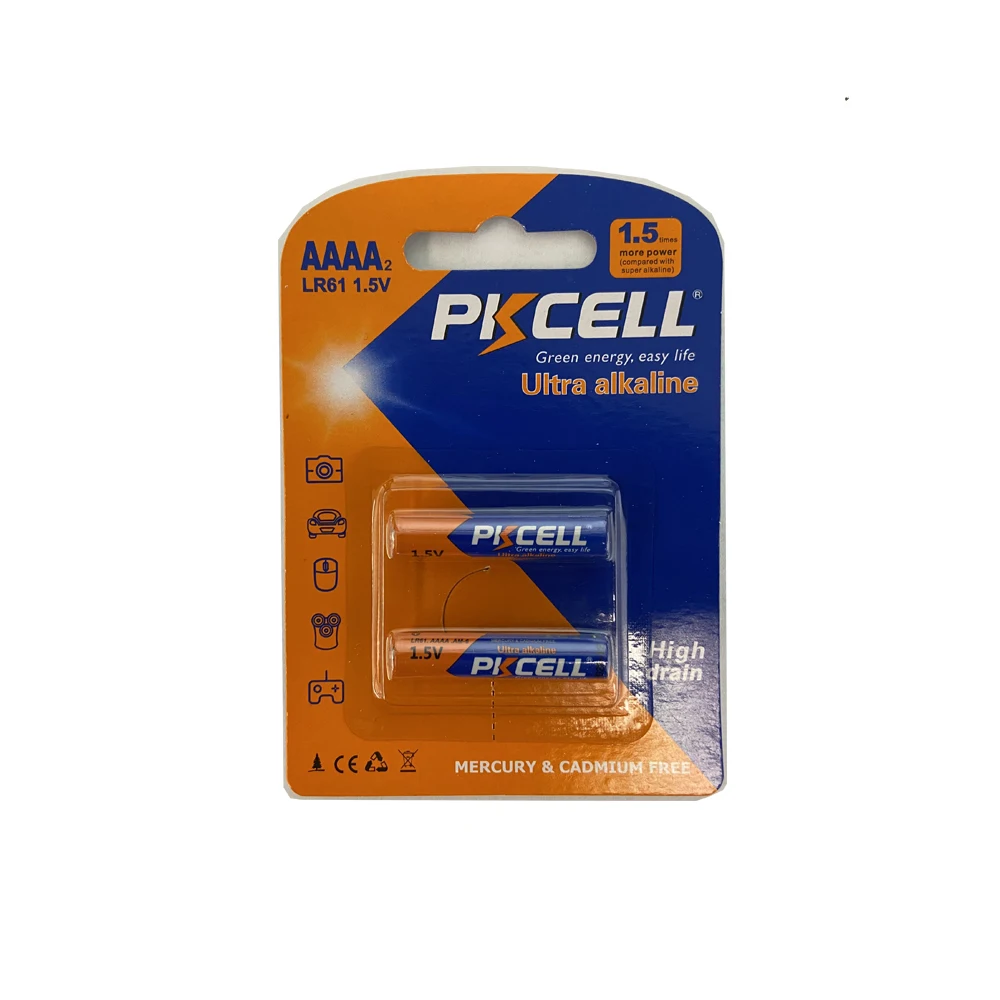 2 шт. AAAA батарея PKCELL 1 5 в LR61 AM6 щелочная MN2500 E96 4A | Электроника