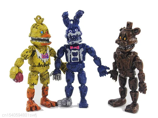 Экшн-фигурки пять ночей у Фредди подвижные фигурки Фокси Чика Fnaf ПВХ игрушка
