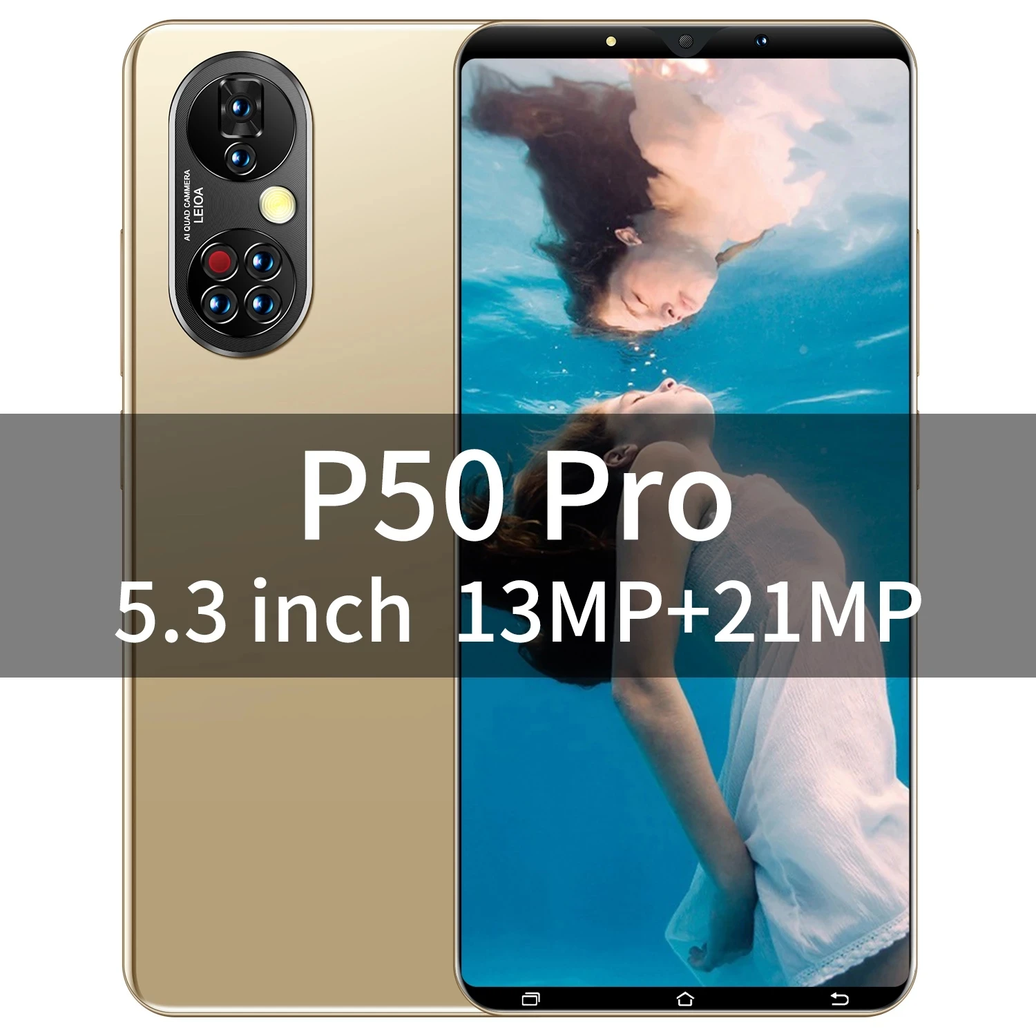 

Hauwei P50 Pro смартфон, экран 5,3 дюйма, 16 ГБ + 512 ГБ, 4950 мАч