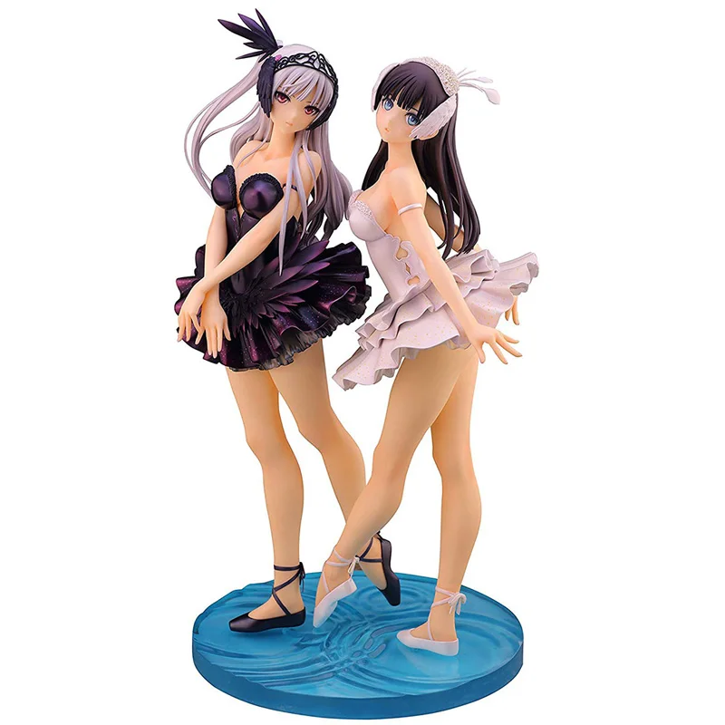 Женская фигурка T2 Искусство девушки белый Одетт и черный одил ПВХ экшн-Фигурки