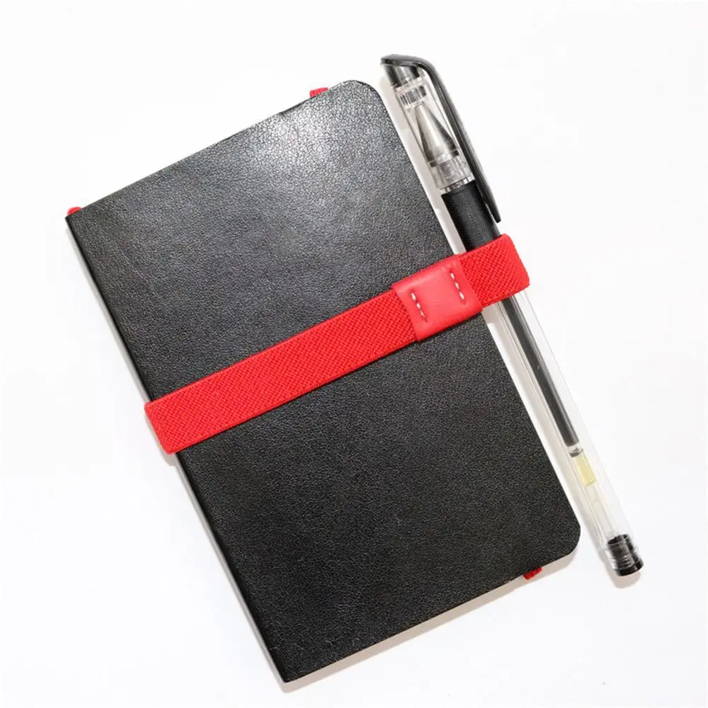 1pc Cute A5/A6 Note Book Pen Holder Elastic Band Core Rope Bandage Desk Organizer Stationery School Office Supplies Accessories |