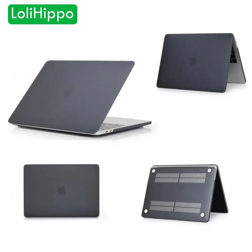 LoliHippo матовый защитный футляр для ноутбука твердый плоский чехол Apple Macbook New Air 12 13 3