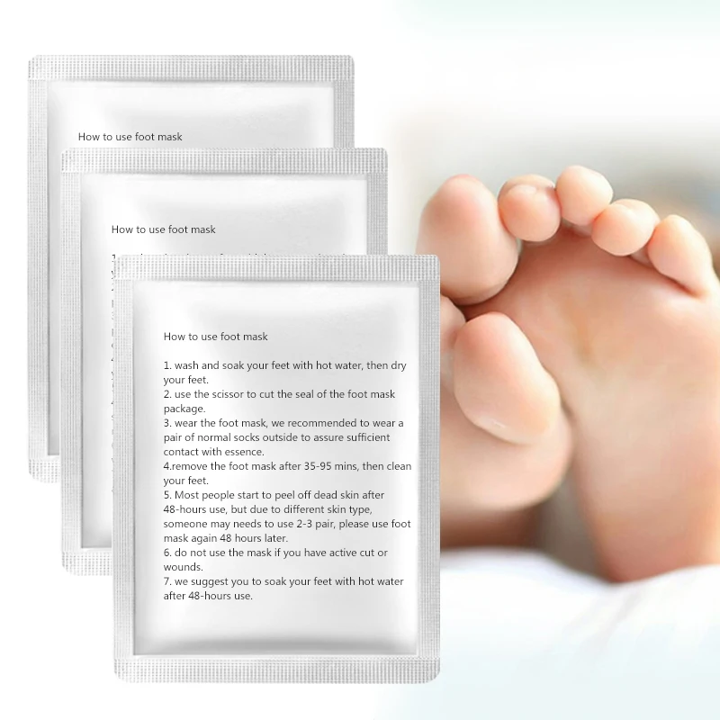

1Pack Exfoliating Foot Mask for Legs Pedicure Socks Peeling Cuticle Dead Skin Feet Mask Moisturizing Socks Foot Cream