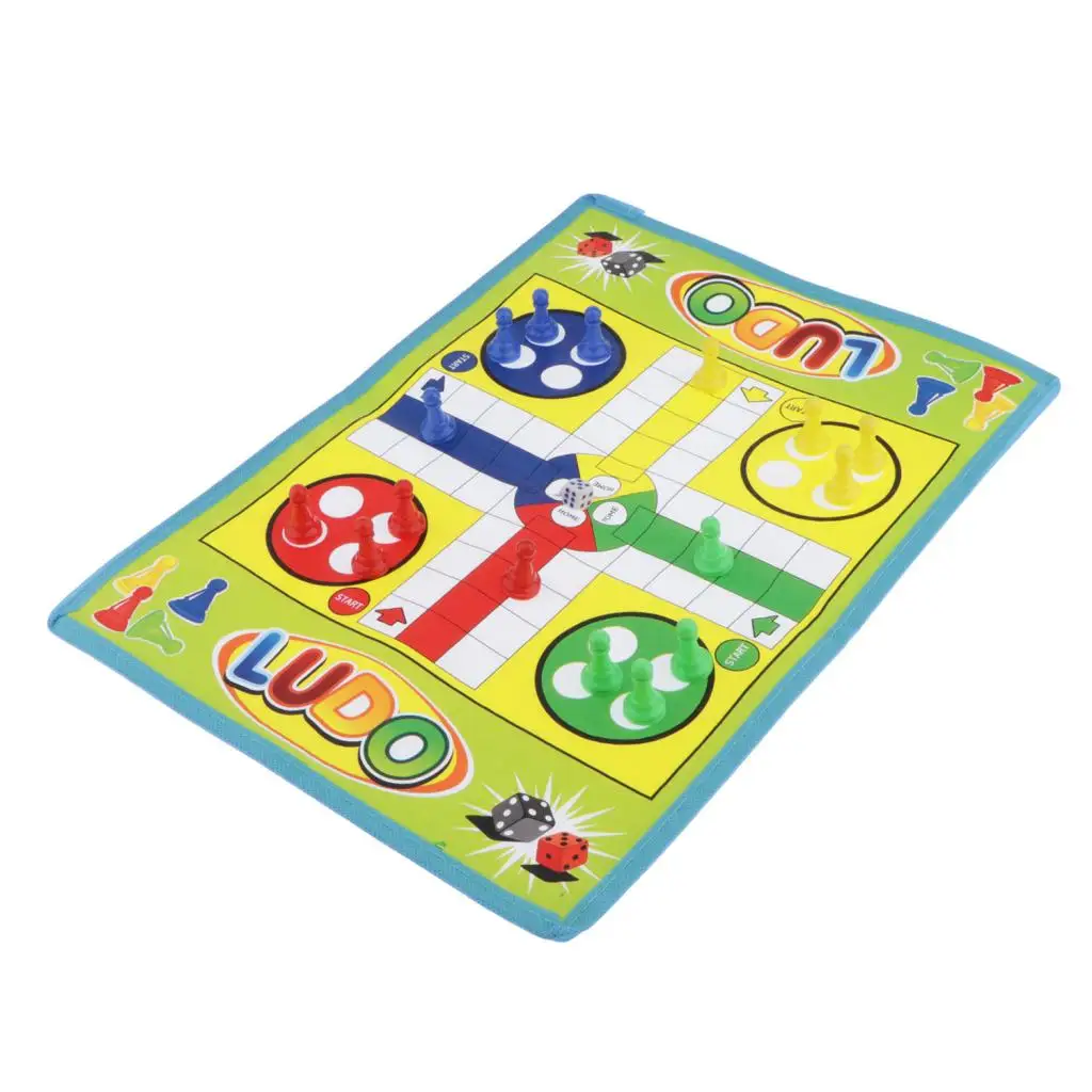 Flying Ludo Chess Game Folded Chessboard For Kids Parent Board | Спорт и развлечения