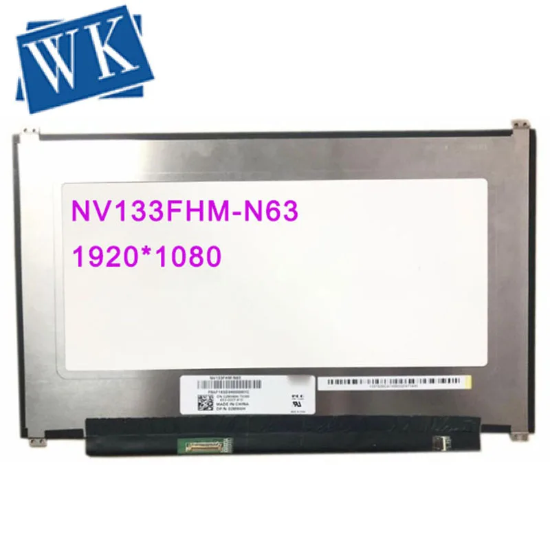 Для BOE NV133FHM N63 ЖК дисплей светодиодный экран матрица для ноутбука 13 3 дюймов 30pin FHD X