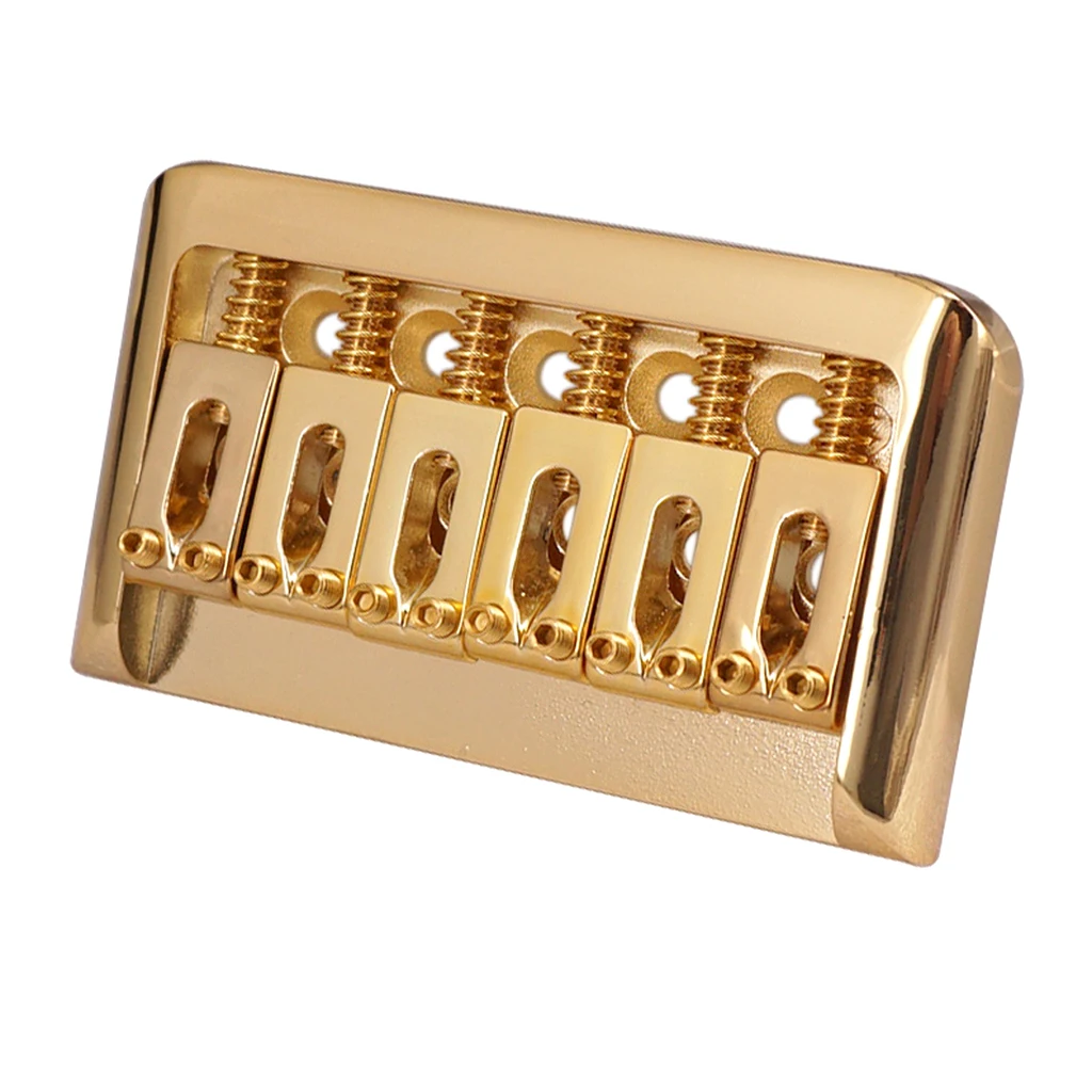 Металлическое гитарное седло с перемычкой для 6-струнной электрогитары бас