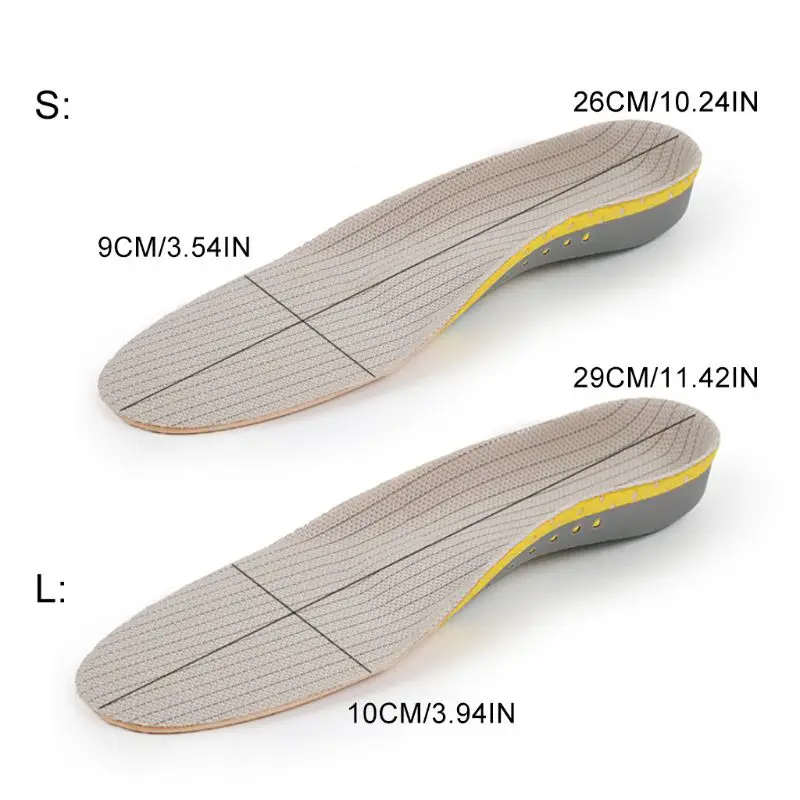 

Shoe Pad Sports Shoes Orthopedic Running Insole Pain Relief Foot Care Massage Shock Absorbent Breathable Elastic Soft EVA TPE