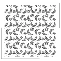crescent star clear stamps scrapbooking crafts decorate photo album embossing cards making clear stamps new