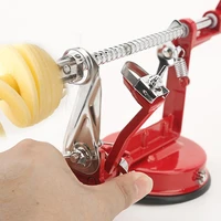 3 in 1 stainless steel hand cranked fruit peeler with clipping apple potato peeler kitchen fruit slicer machine home tool
