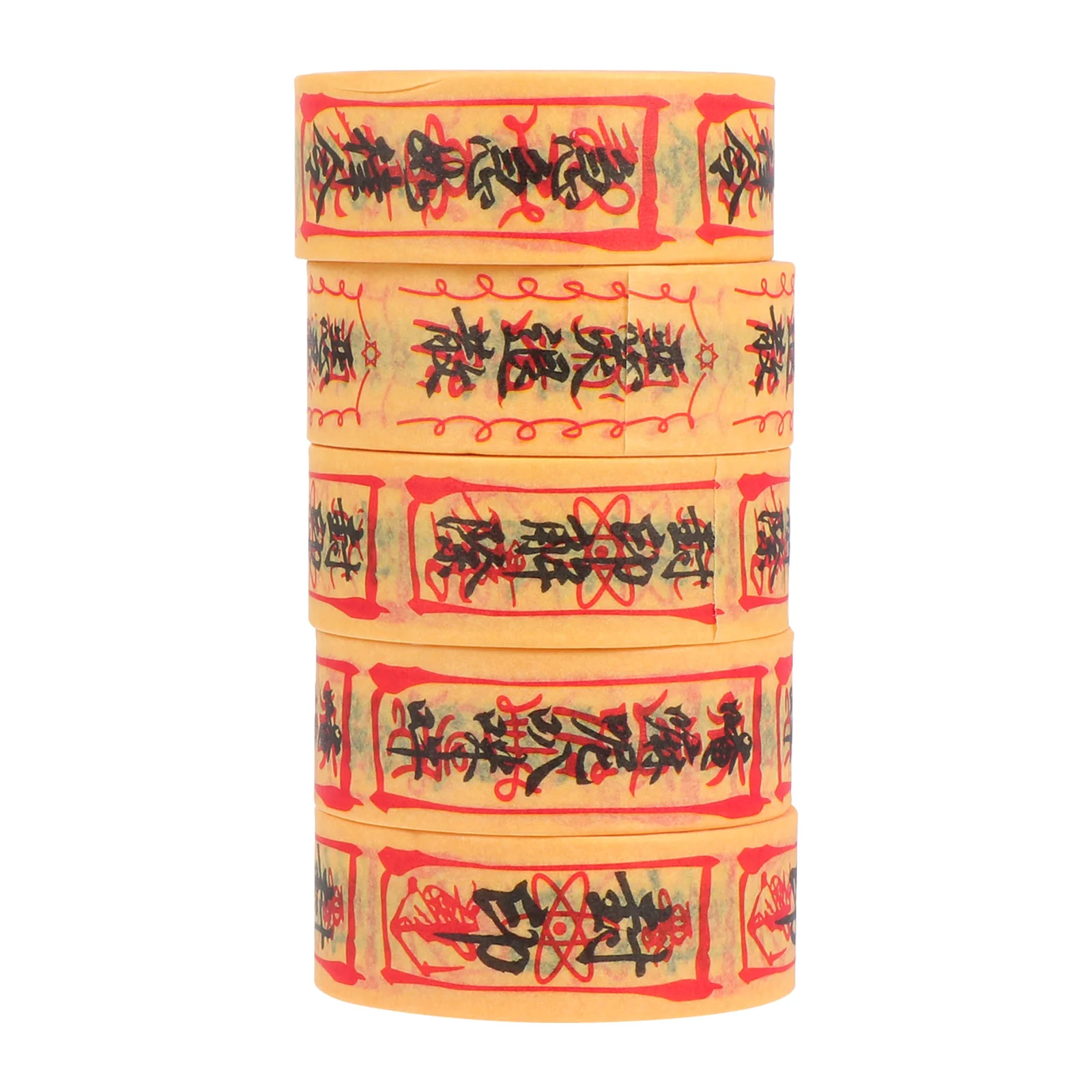 

5 рулонов Рун, печатные наклейки для скрапбукинга, клейкие руны, шикарные канцелярские наклейки