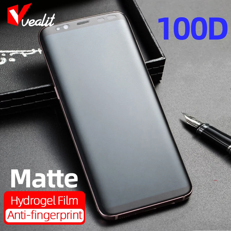 

1-3PCS Matte Hydrogel Film For Samsung S8 S9 S10 S20 S21 Plus S10e Screen Protector Galaxy Note 20 Ultra 8 9 10 Plus Not Glass