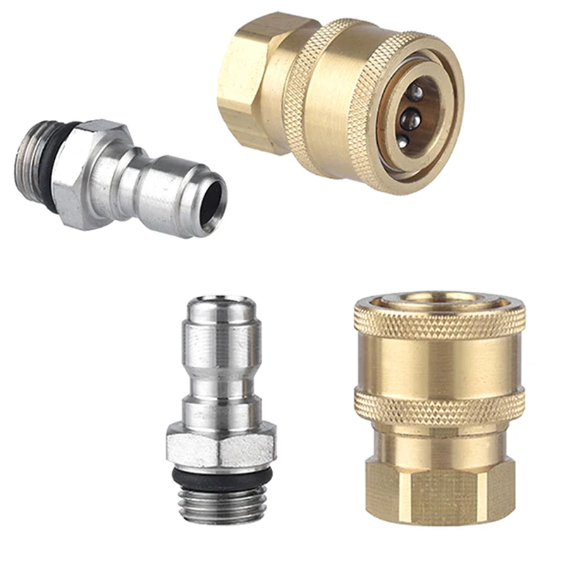 

Car washer Foam Lance Connector 1/4 inch quick connect socket and quick connect with female m14 for pressure washer Water Gun