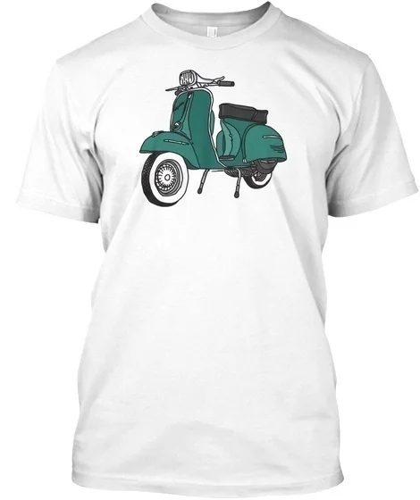 

Ves-pa Illustration Teal Standard Unisex T-Shirt