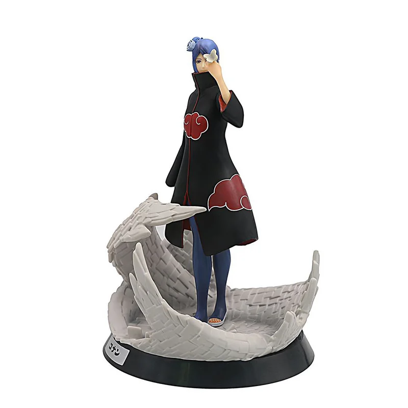 Аниме экшн-фигурка Наруто Shippuden Akatsuki Konan Figma 26 см ПВХ Модель статуя-прототип