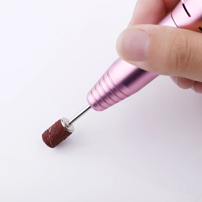 1 шт. сверлильный станок для маникюра розового и серебристого цветов