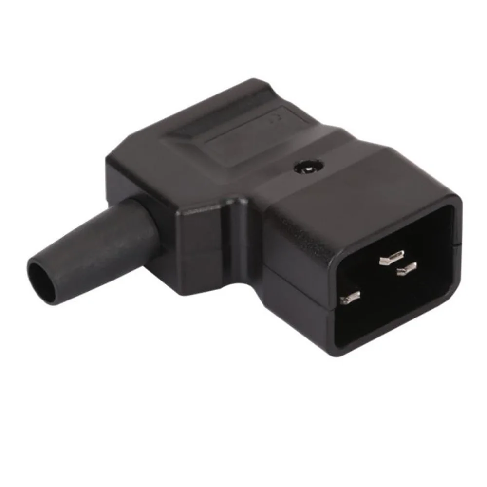Универсальный адаптер питания черный 16 А 250 В медь IEC320-C19/C20 PDU штепсельная розетка