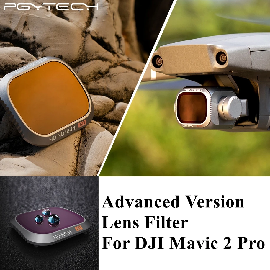 Набор фильтров PGYTECH Advanced Mavic 2 Pro Комплект для объектива камеры UV CPL ND4 ND8/16/32/64-PL