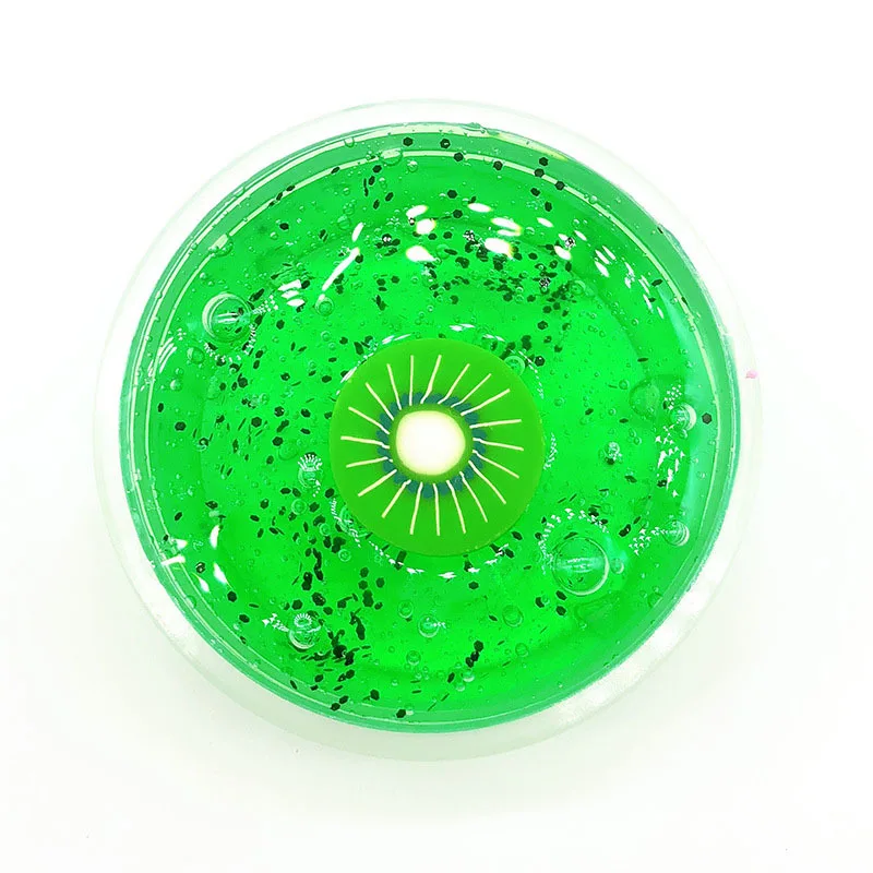 60ml Green Afdswg Sticky Squishy Slime Crystal Mud Glaseado Lake Transparent Mud Decompression Toy Squishy's Squishies Toy Extrusion - Цвет: 60ml Green