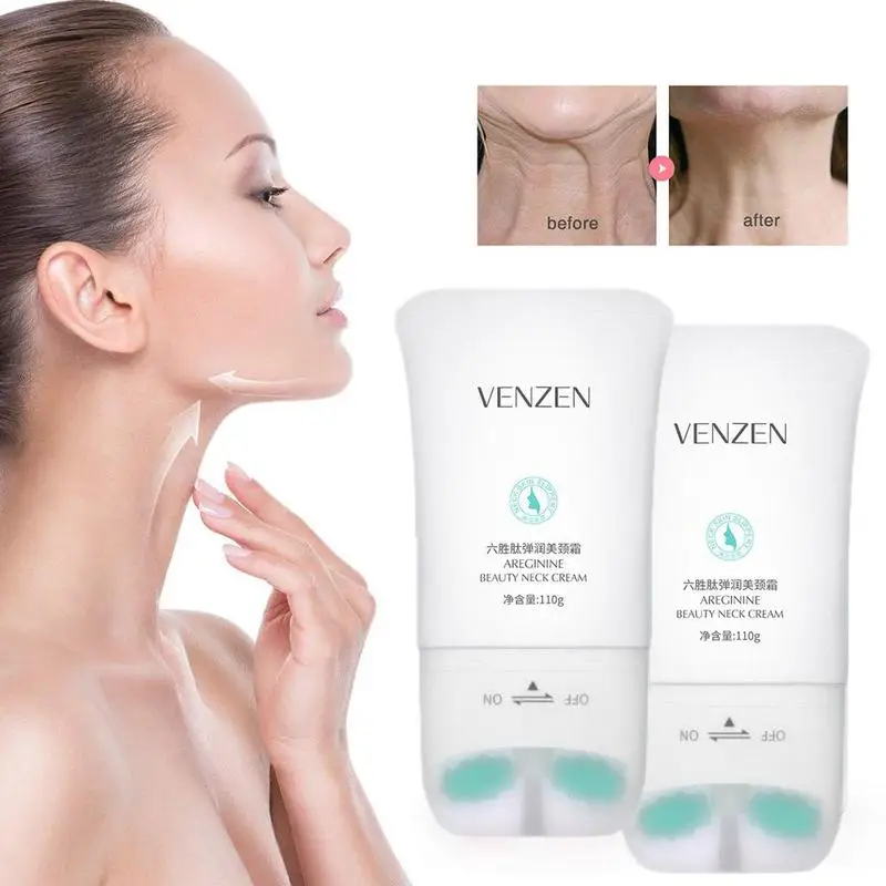 Массажная Сыворотка для шеи с шестью пептидами увлажняющий крем двойными