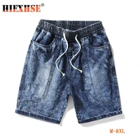 jeans shorts men 2021 summer casual brand streetwear cotton denim short men pant larege size 8xl short pants harajuku men shorts